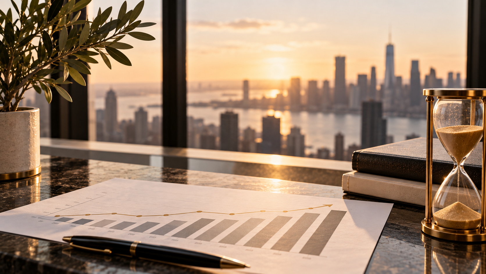 Business sale timing and growth chart illustrating when to sell a business